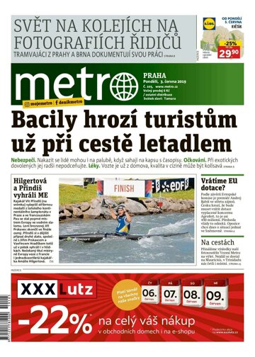 Obálka e-magazínu deník METRO 3.6.2019