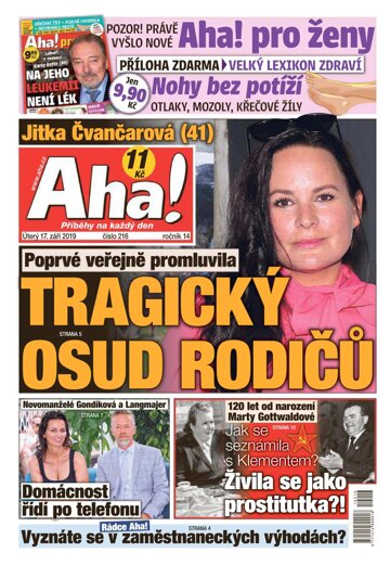 Obálka e-magazínu AHA! 17.9.2019