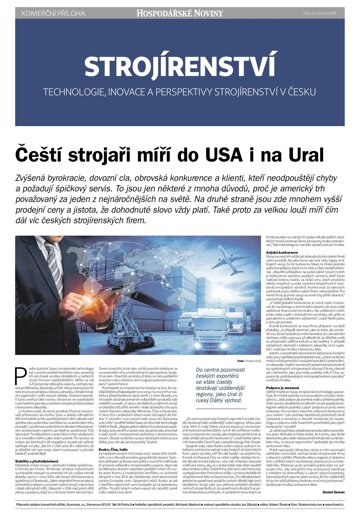 Obálka e-magazínu Hospodářské noviny - příloha 239 - 10.12.2019 příloha Strojírenství