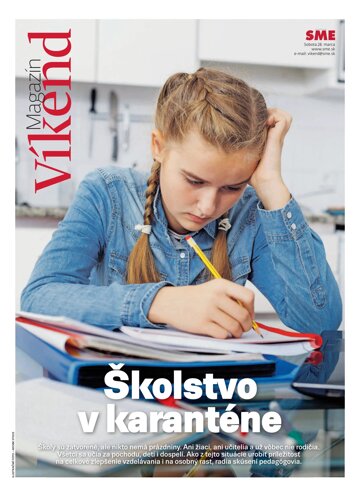 Obálka e-magazínu SME Víkend 28/3/2020