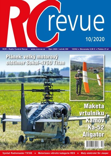 Obálka e-magazínu RC revue 10/2020