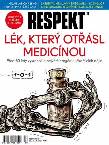 Obálka e-magazínu Respekt 30/2021