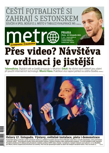 Obálka e-magazínu deník METRO 16.11.2021