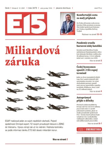 Obálka e-magazínu E15 - 8.12.2021
