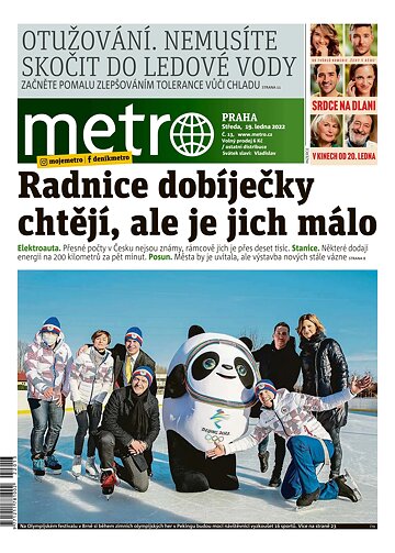 Obálka e-magazínu deník METRO 19.1.2022