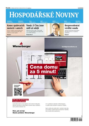 Obálka e-magazínu Hospodářské noviny 127 - 30.6.2022