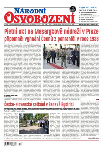 Obálka e-magazínu Národní Osvobození 10/2022