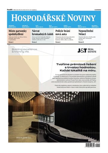 Obálka e-magazínu Hospodářské noviny 210 - 31.10.2022