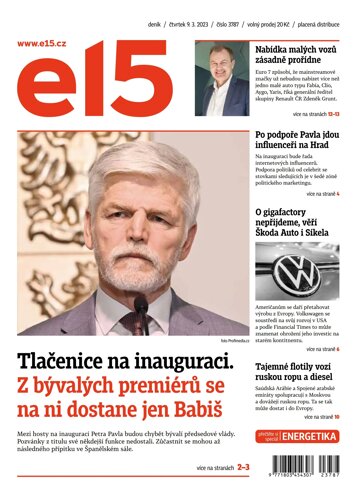 Obálka e-magazínu E15 9.3.2023