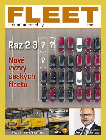 Obálka e-magazínu FLEET firemní automobily 1/2023