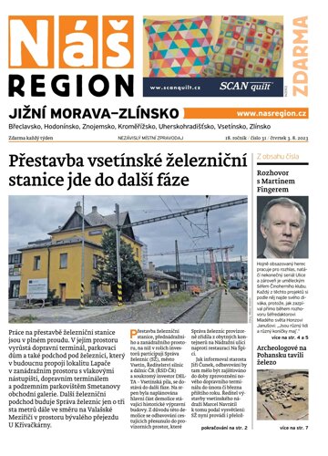 Obálka e-magazínu Náš Region - Jižní Morava/Zlínsko 31/2023