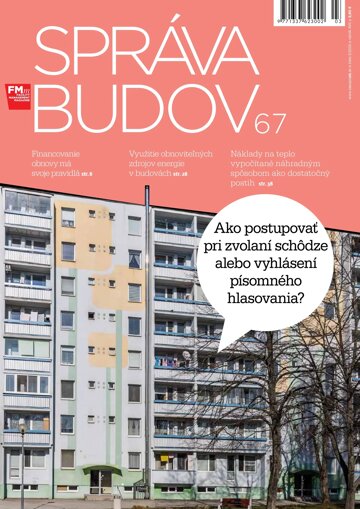 Obálka e-magazínu Správa budov 3/2023