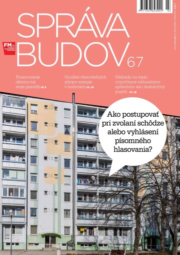 Obálka e-magazínu Správa budov 3/2023