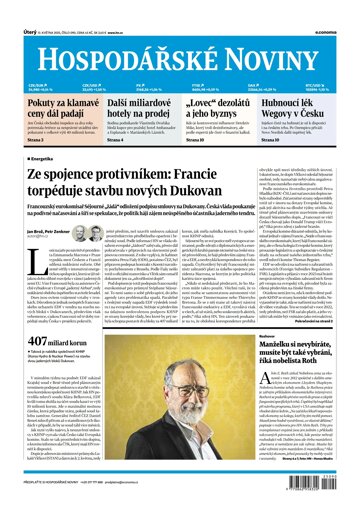 Obálka e-magazínu Hospodářské noviny 090 - 13.5.2025