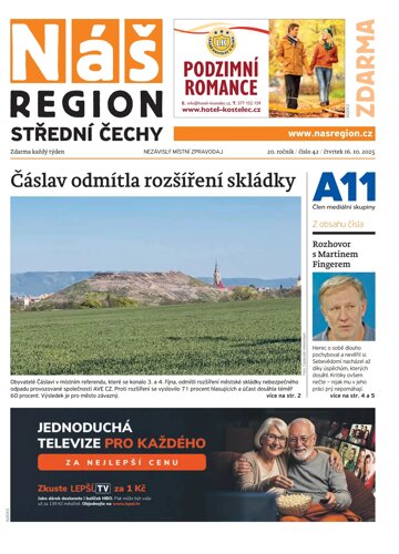 Obálka e-magazínu Náš Region - Střední Čechy 42/2025