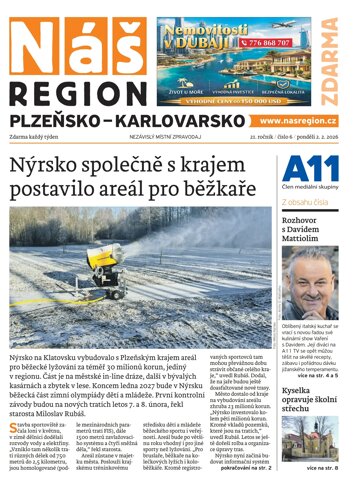 Obálka e-magazínu Náš Region - Plzeňsko 6/2026