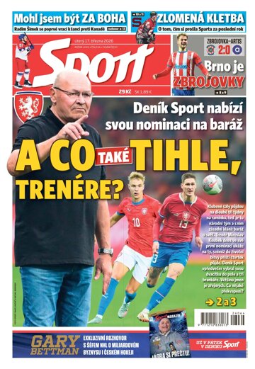 Obálka e-magazínu Sport 17.3.2026