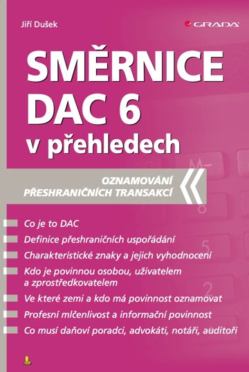 Obálka knihy Směrnice DAC 6 v přehledech