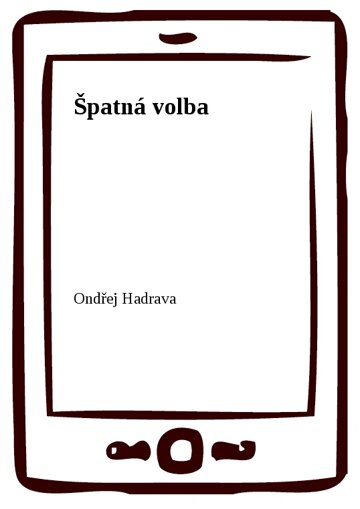 Obálka knihy Špatná volba