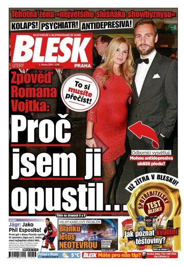 Obálka e-magazínu Blesk 3.3.2015