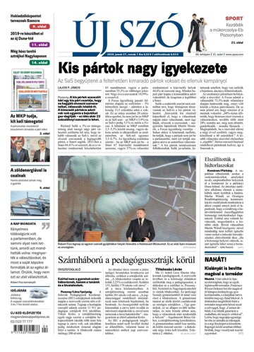 Obálka e-magazínu Új Szó 27.1.2016