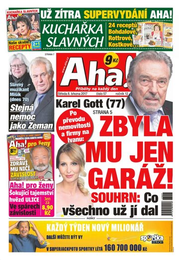 Obálka e-magazínu AHA! 8.3.2017