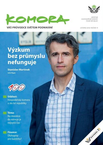 Obálka e-magazínu KOMORA 11/2018