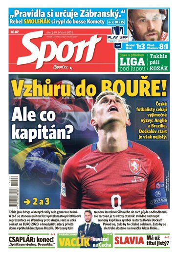 Obálka e-magazínu Sport 19.3.2019