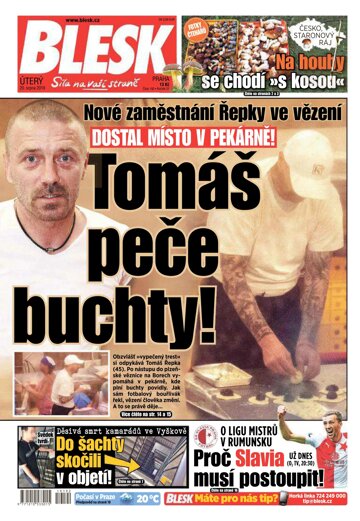 Obálka e-magazínu Blesk 20.8.2019