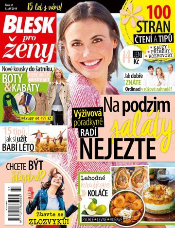 Obálka e-magazínu Blesk pro ženy 37/2019