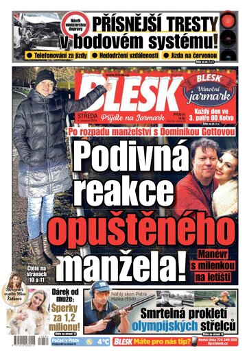 Obálka e-magazínu Blesk 4.12.2019