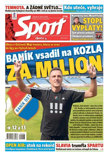 Obálka e-magazínu Sport 4.1.2020