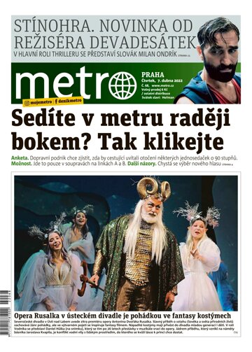 Obálka e-magazínu deník METRO 7.4.2022