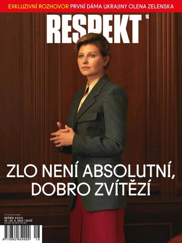 Obálka e-magazínu Respekt 16/2022