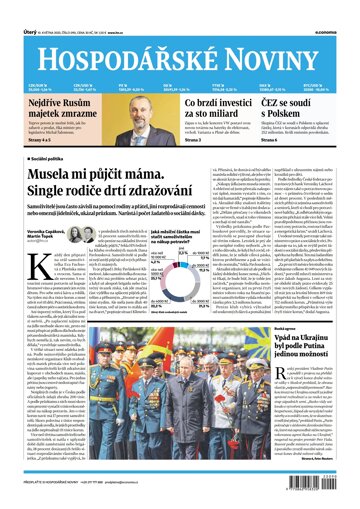Obálka e-magazínu Hospodářské noviny 090 - 10.5.2022