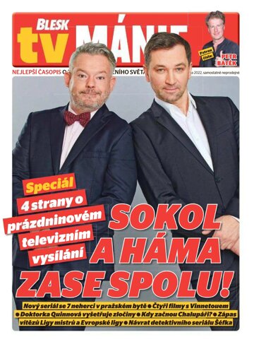 Obálka e-magazínu Blesk Tv manie 25.6.2022