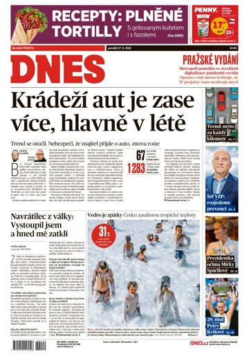 Obálka e-magazínu MF Dnes 27.6.2022