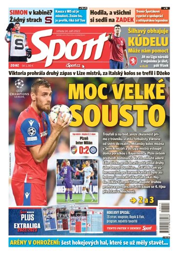 Obálka e-magazínu Sport 14.9.2022
