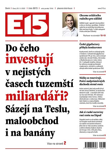 Obálka e-magazínu E15 20.9.2022