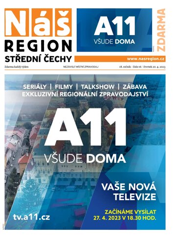 Obálka e-magazínu Náš Region - Střední Čechy 16/2023