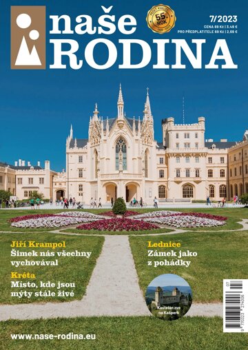 Obálka e-magazínu Naše rodina 7/2023