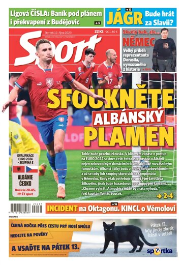 Obálka e-magazínu Sport 12.10.2023