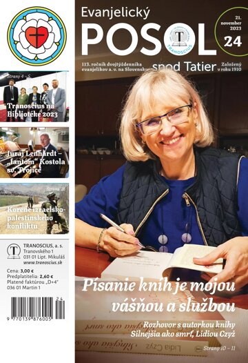 Obálka e-magazínu Evanjelický posol spod Tatier 24/2023