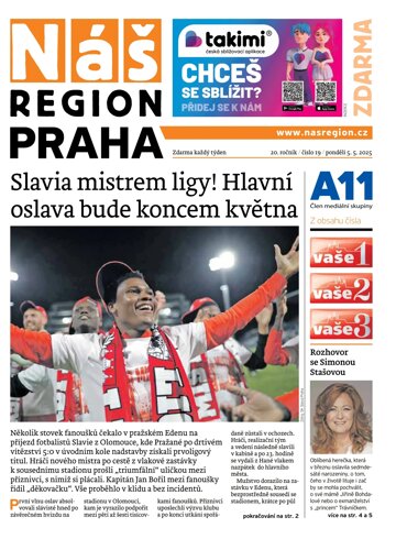 Obálka e-magazínu Náš Region - Praha 19/2025