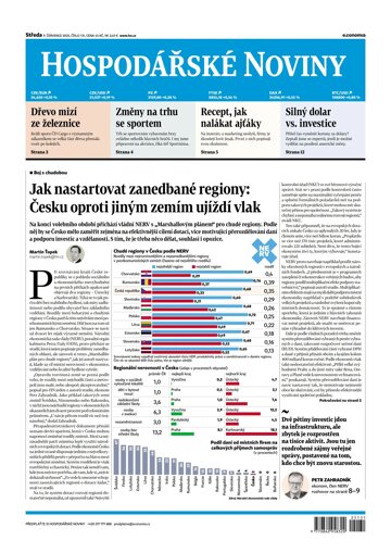 Obálka e-magazínu Hospodářské noviny 131 - 9.7.2025