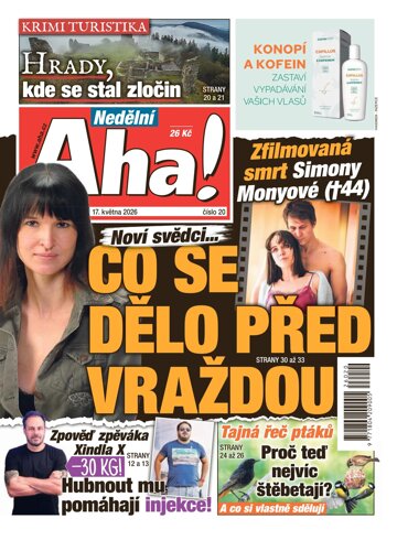Obálka e-magazínu Nedělní AHA! 17.5.2026