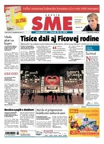 Obálka e-magazínu SME 18.12.2012