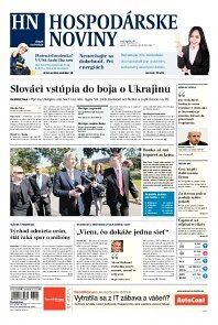 Obálka e-magazínu Hospodárske noviny 21.11.2013