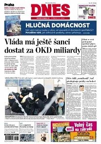 Obálka e-magazínu MF Dnes 9.4.2014