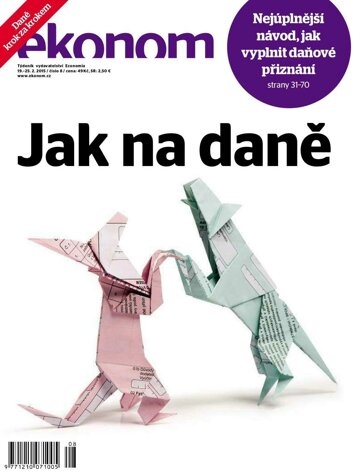 Obálka e-magazínu Ekonom 8 - 19.2.2015
